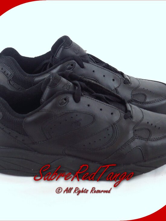 NEW NIB Macgregor Leather Black Walker Sneaker Shoes #17243 Mens Size 10.5 Wide main image 11